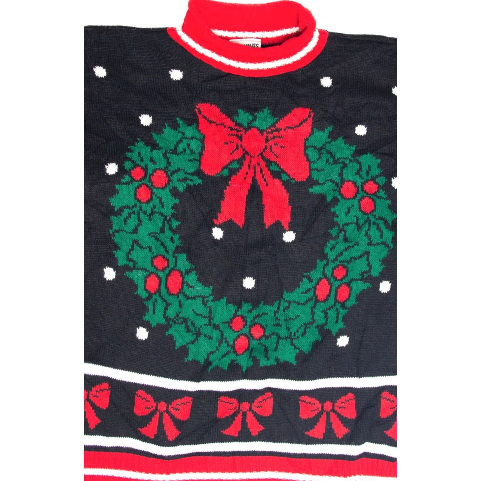 Vintage VINTAGE Knitwaves Black Ugly Christmas Pullover XS-XL Size XXL / US 16-18 / IT 52-54 - 2 Thumbnail