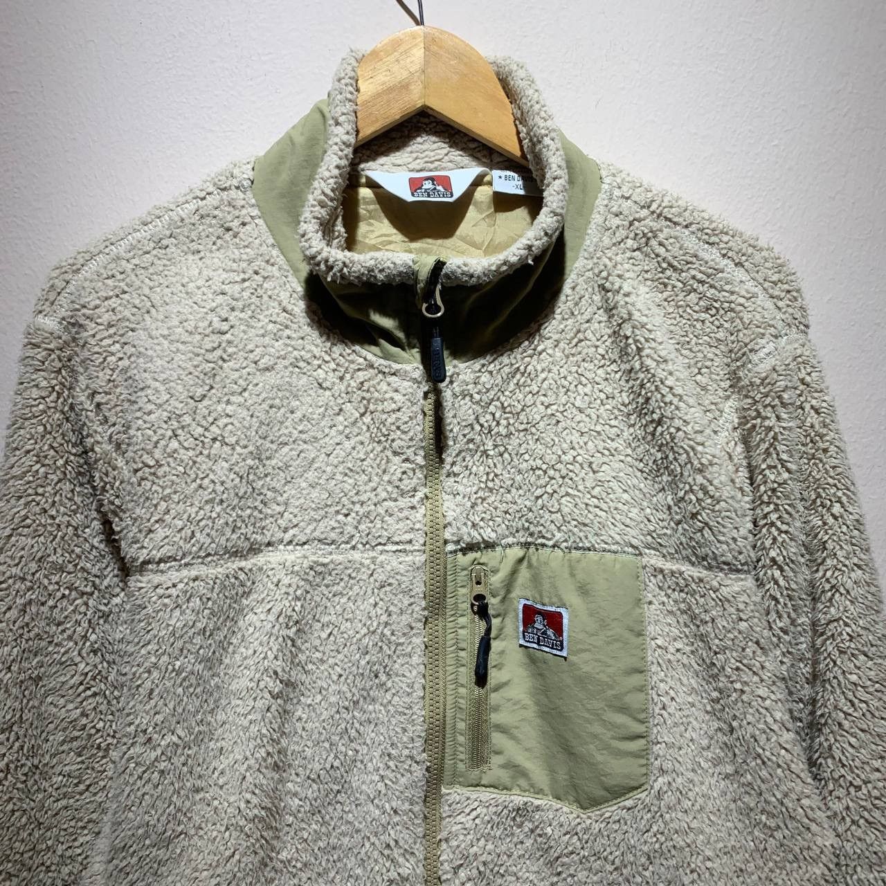 Vintage 2000s Ben Davis Sherpa Fleece Gorpcore Looks Jacket