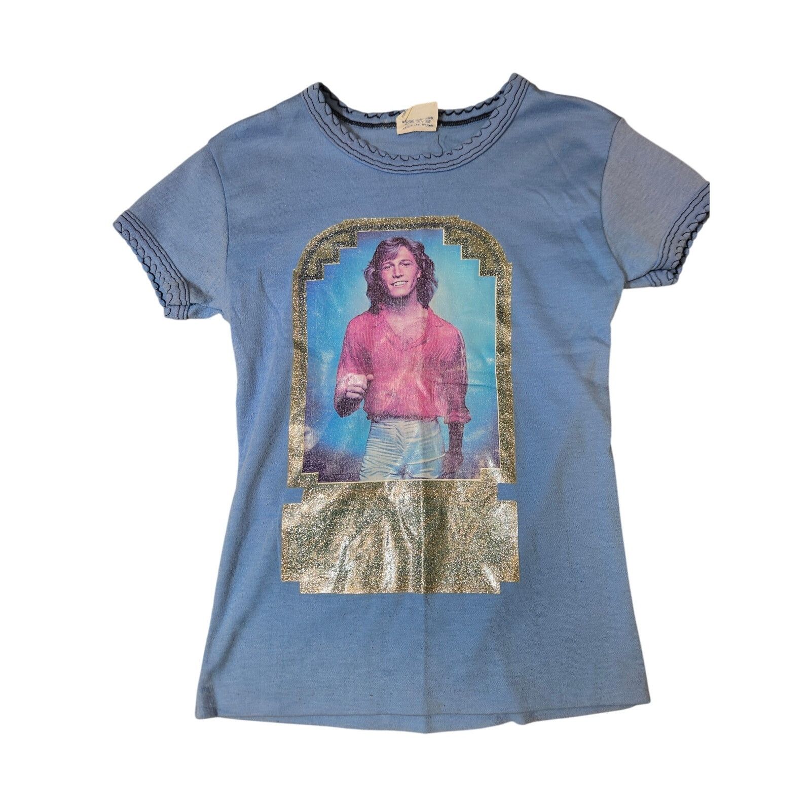 & Other Stories Andy Gibb Bee Gees Vintage 70s T-Shirt Size US XS / EU 42 / 0 - 1 Thumbnail