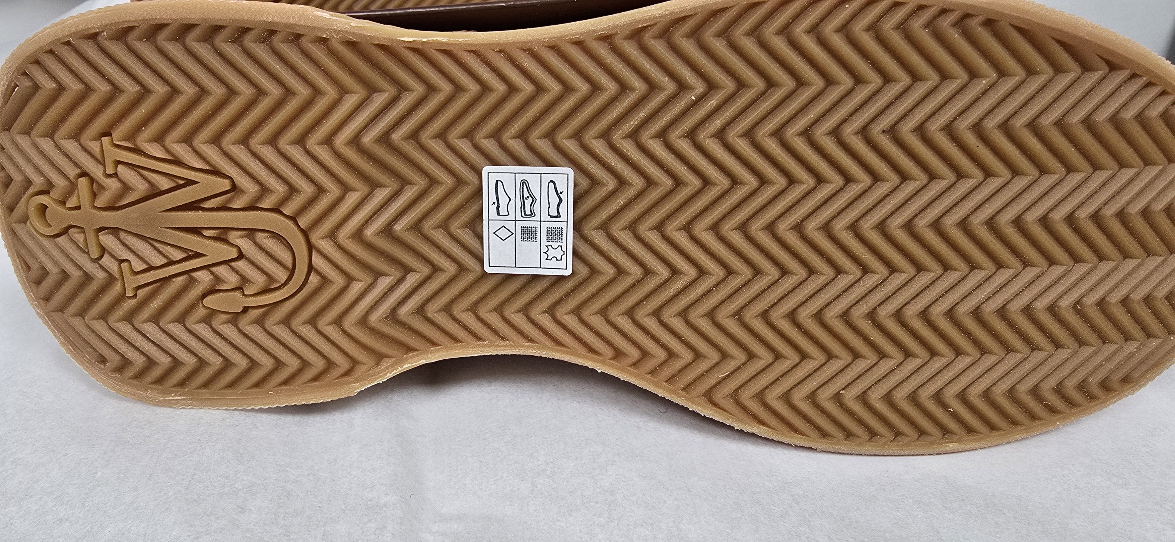 JW Anderson High Top Platform Sneakers White Brown RRP $450 Size US 9 / IT 39 - 9 Thumbnail