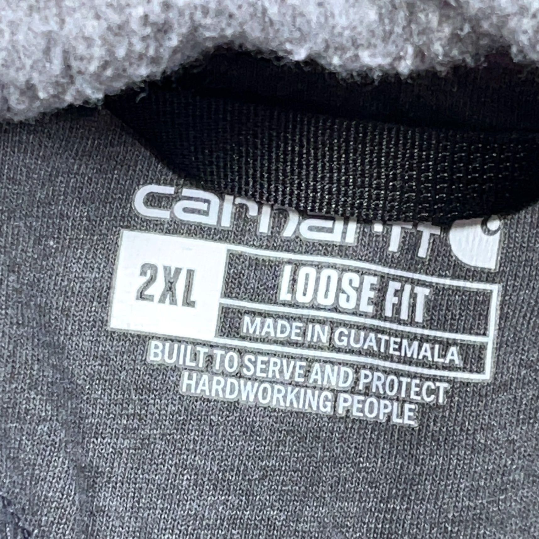 Carhartt Carhartt Hoodie Men 2XL Gray Loose Fit Pullover Sweatshirt Grunge Y2K Retro American Classic Hipster Outdoor Vintage: No Size US XXL / EU 58 / 5 - 3 Thumbnail