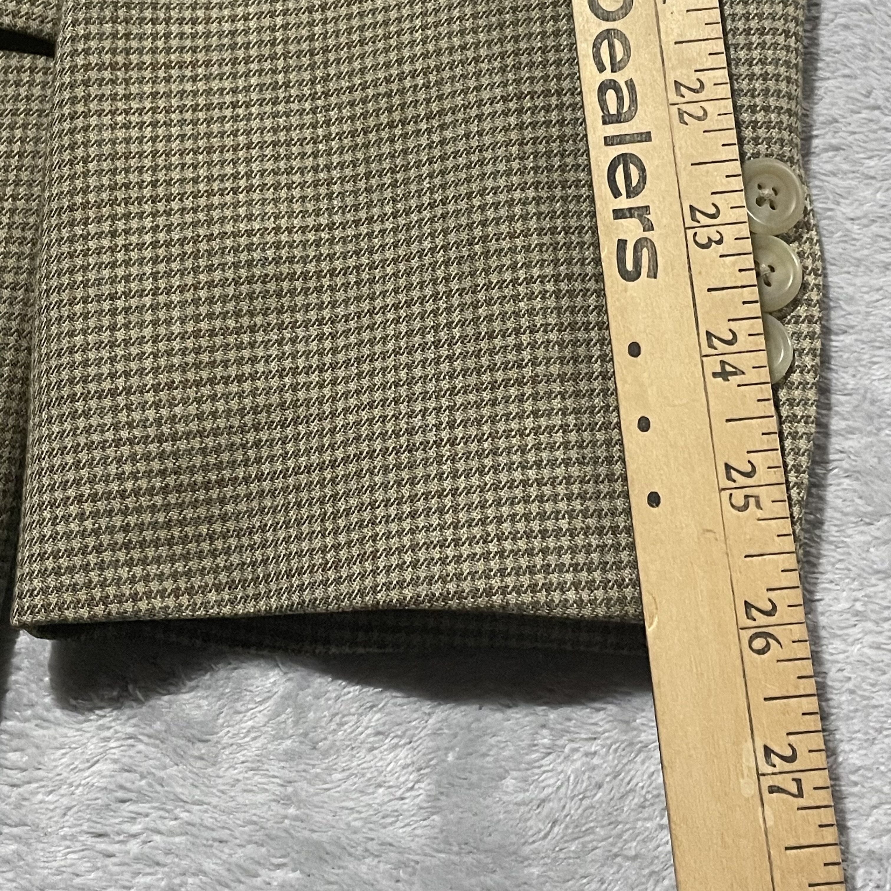 Lauren Ralph Lauren Lauren Ralph Lauren Wool Sport's Coat 44L Houndstooth Size 44L - 6 Thumbnail