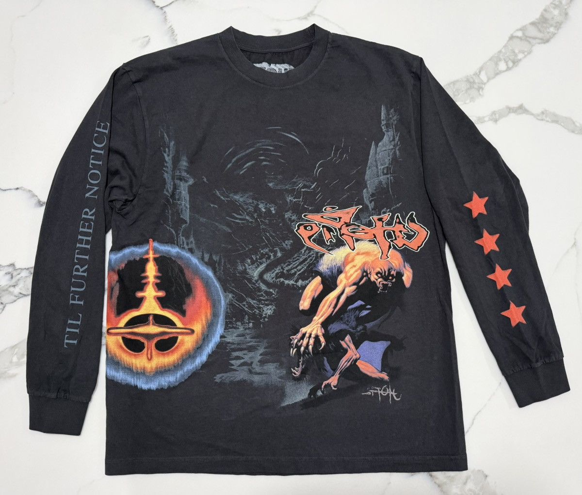 Travis Scott Travis Scott Utopia Tour Shirt “Til Further Notice” Sz Large Size US L / EU 52-54 / 3 - 1 Thumbnail