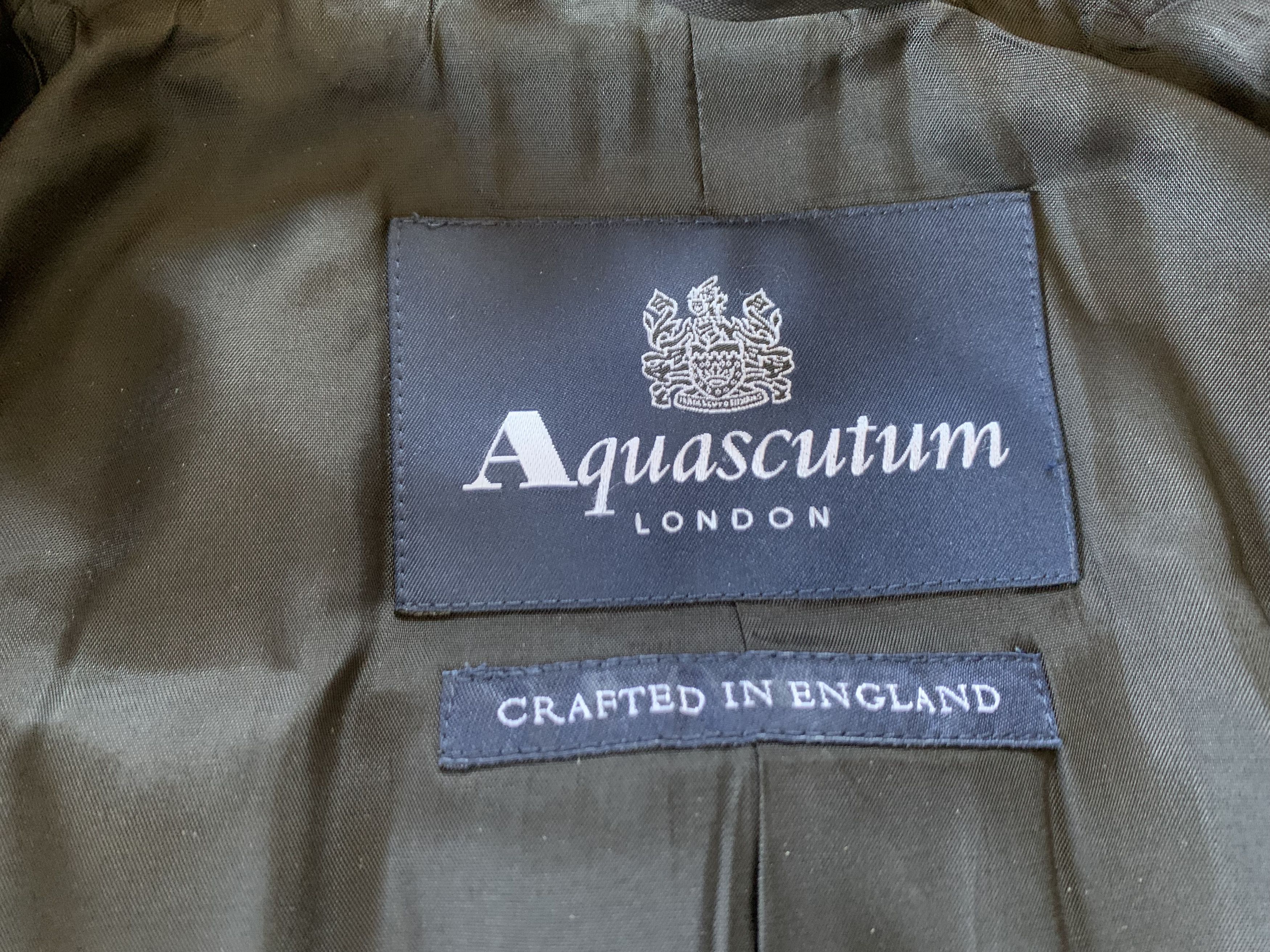 Aquascutum × Vintage Aquascutum London Women's Vintage Wool Coat Size M / US 6-8 / IT 42-44 - 7 Thumbnail
