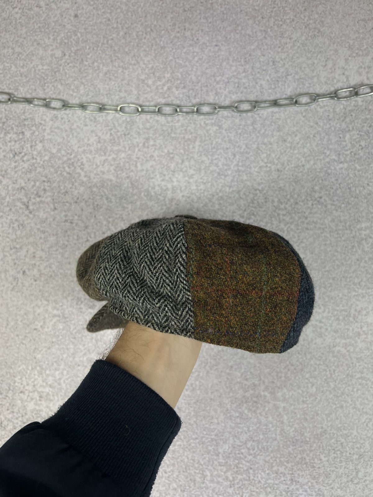 Harris Tweed Vintage Harris Tweed Flat Cap Hat Size ONE SIZE - 6 Thumbnail