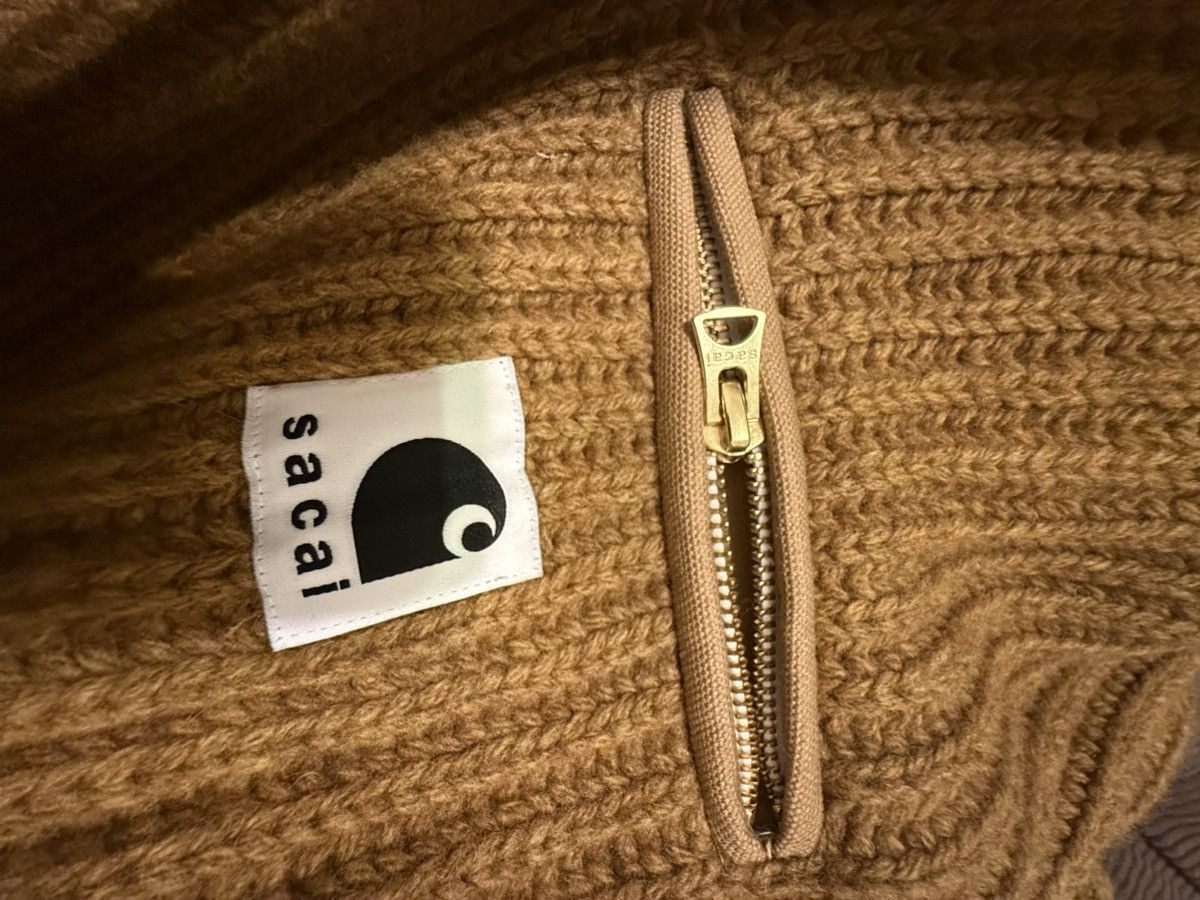 Carhartt Wip × Sacai Sacai x Carhartt Detroit Knit Sweater Size US L / EU 52-54 / 3 - 5 Thumbnail