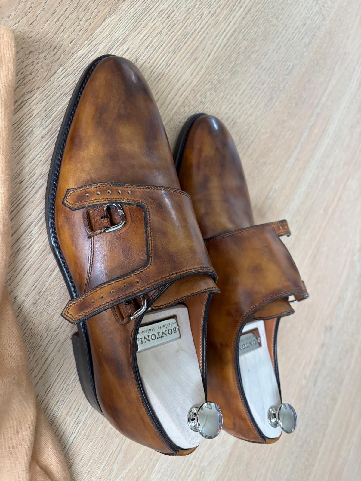 Bontoni Bontoni Via Condotti Double Monk Strap Size US 10.5 / EU 43-44 - 2 Thumbnail