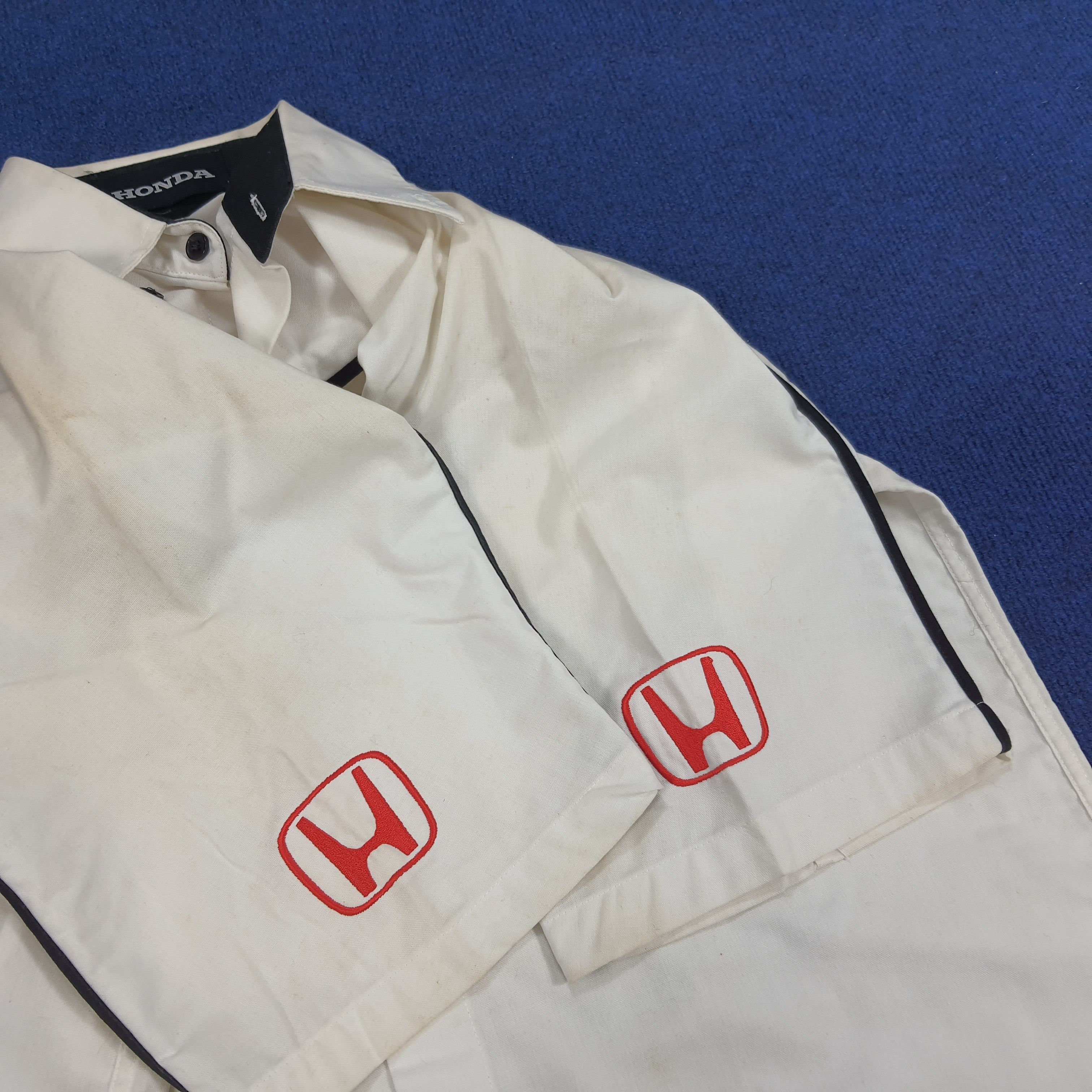 Honda × Vintage Vintage HONDA Japan Motorsports Racing Workwear Shirt Size US M / EU 48-50 / 2 - 6 Thumbnail