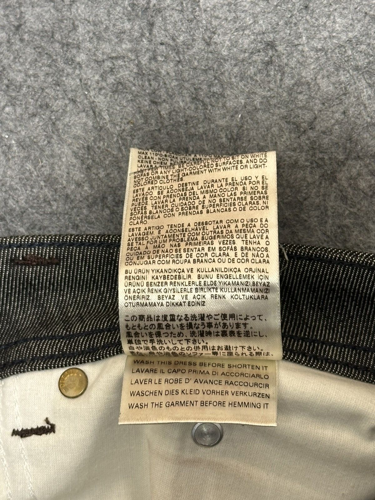Diesel Diesel Darron jeans in a dark gray. Size US 32 / EU 48 - 21 Thumbnail