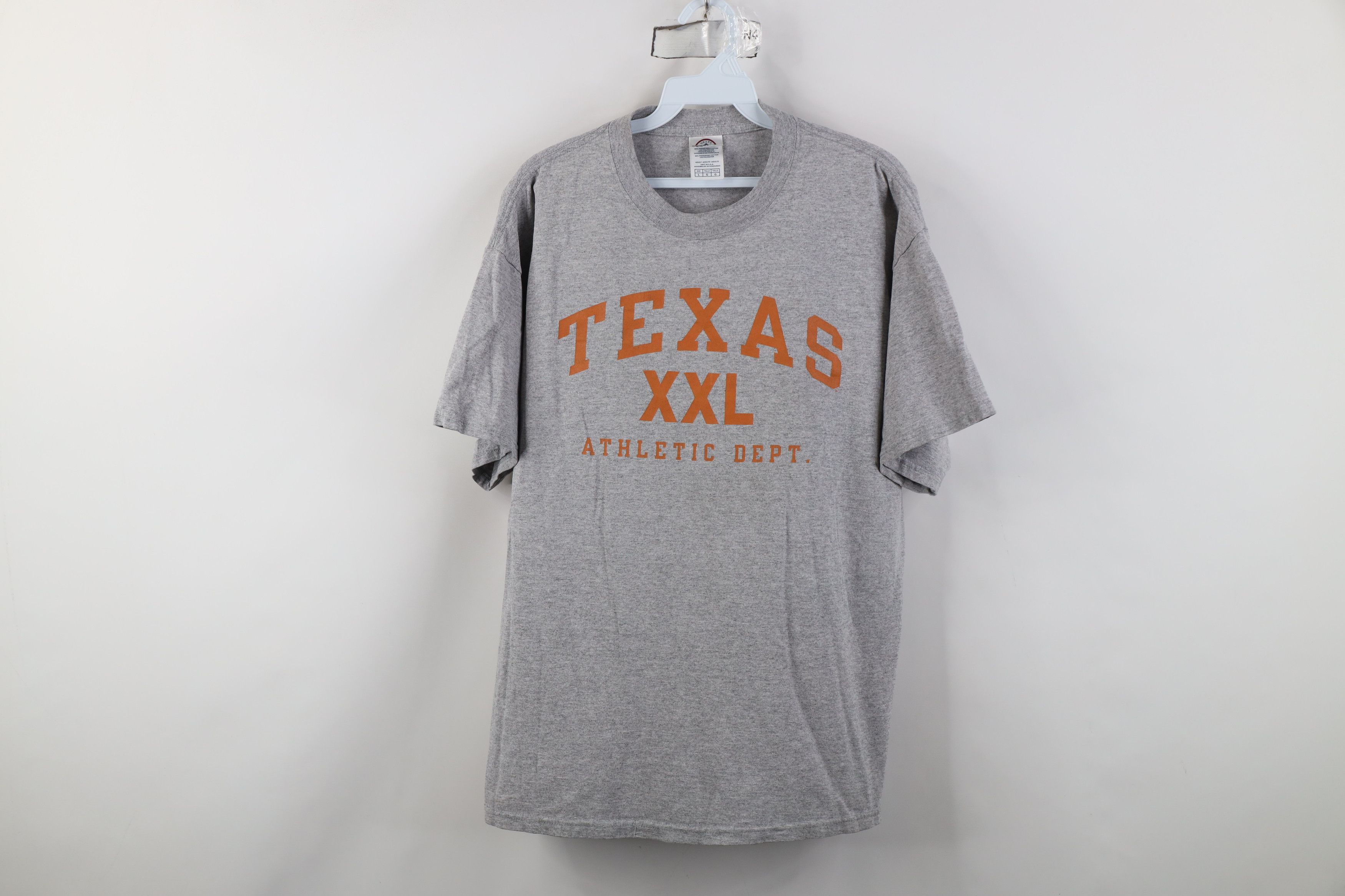 Vintage Vintage 90s Y2K University of Texas Athletic T-Shirt Size US L / EU 52-54 / 3 - 1 Thumbnail