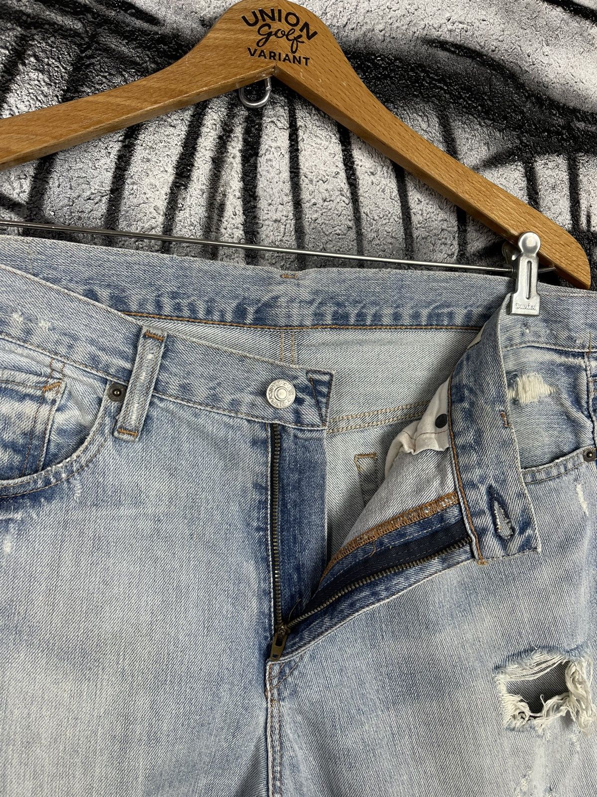 Denim & Supply Ralph Lauren Denim & Supply Ralph Lauren Distressed Denim Boyfriend Jeans Size 29" - 8 Thumbnail