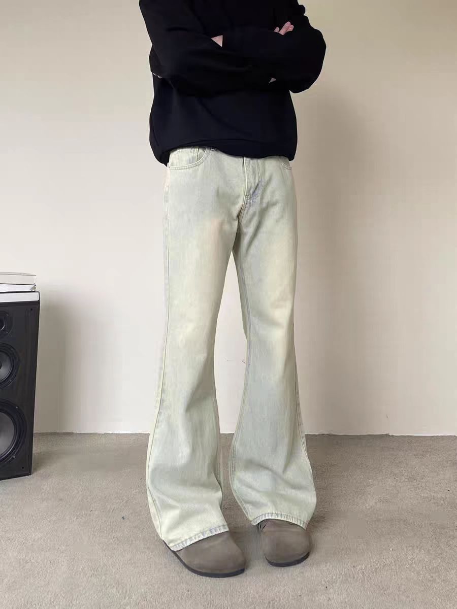 Jean Light blue distressed jeans Size US 34 / EU 50 - 1 Thumbnail