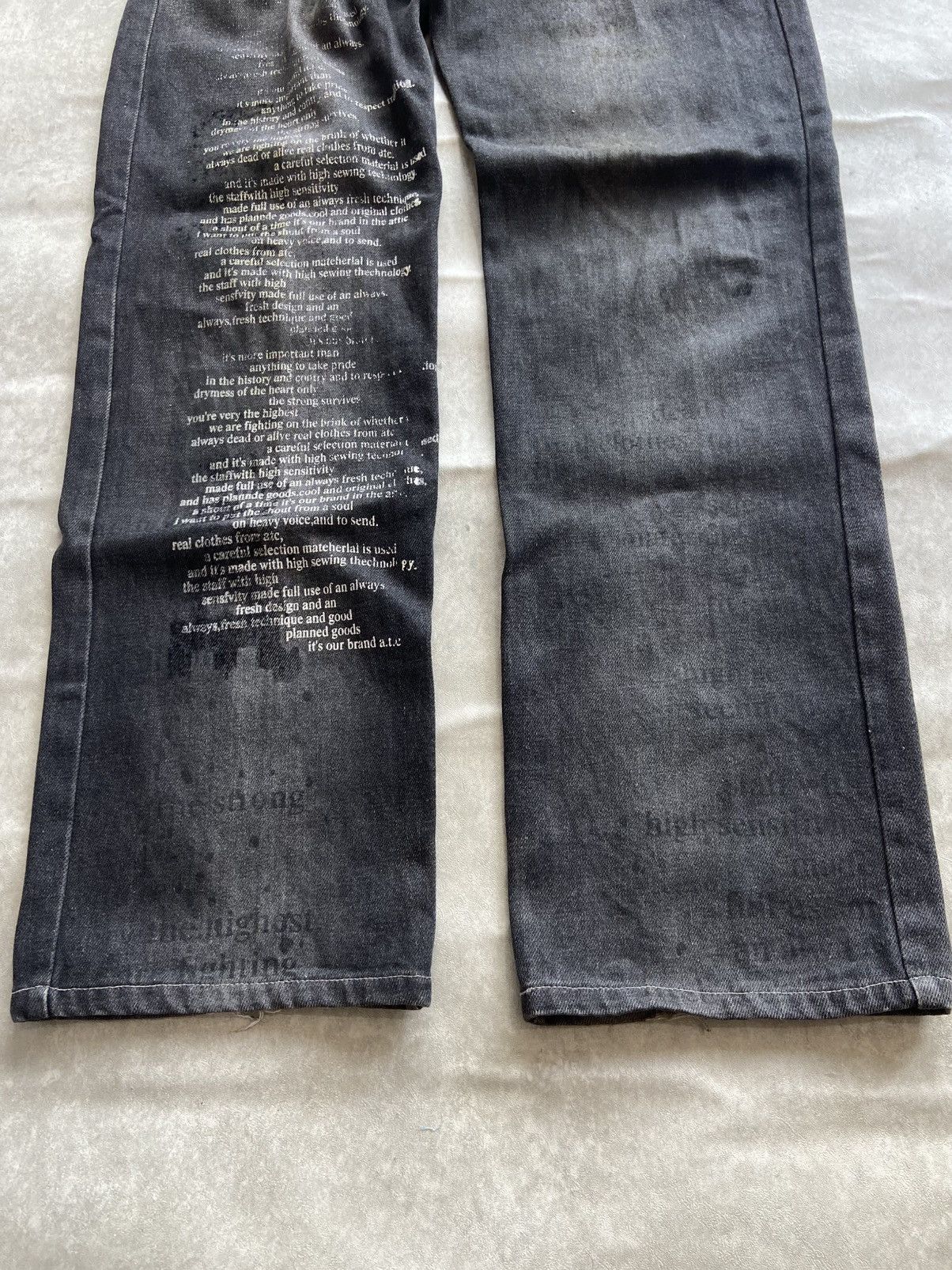If Six Was Nine In The Attic Poem Jeans Size US 31 - 4 Thumbnail
