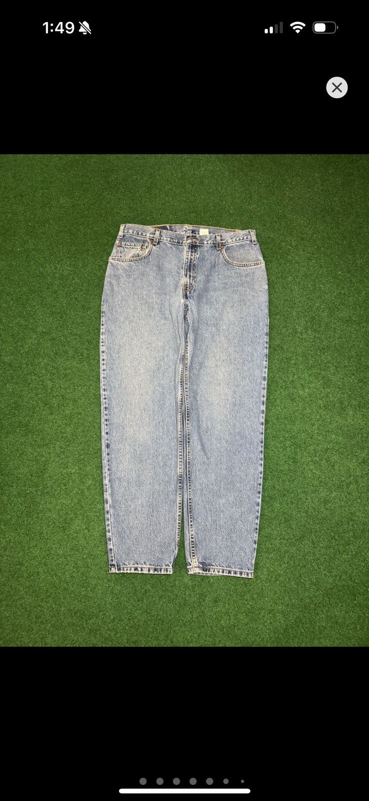Levi's Vintage Clothing Vintage Y2K Levi’s Relaxed Baggy Skater Light Wash Jeans Size US 36 / EU 52 - 2 Thumbnail
