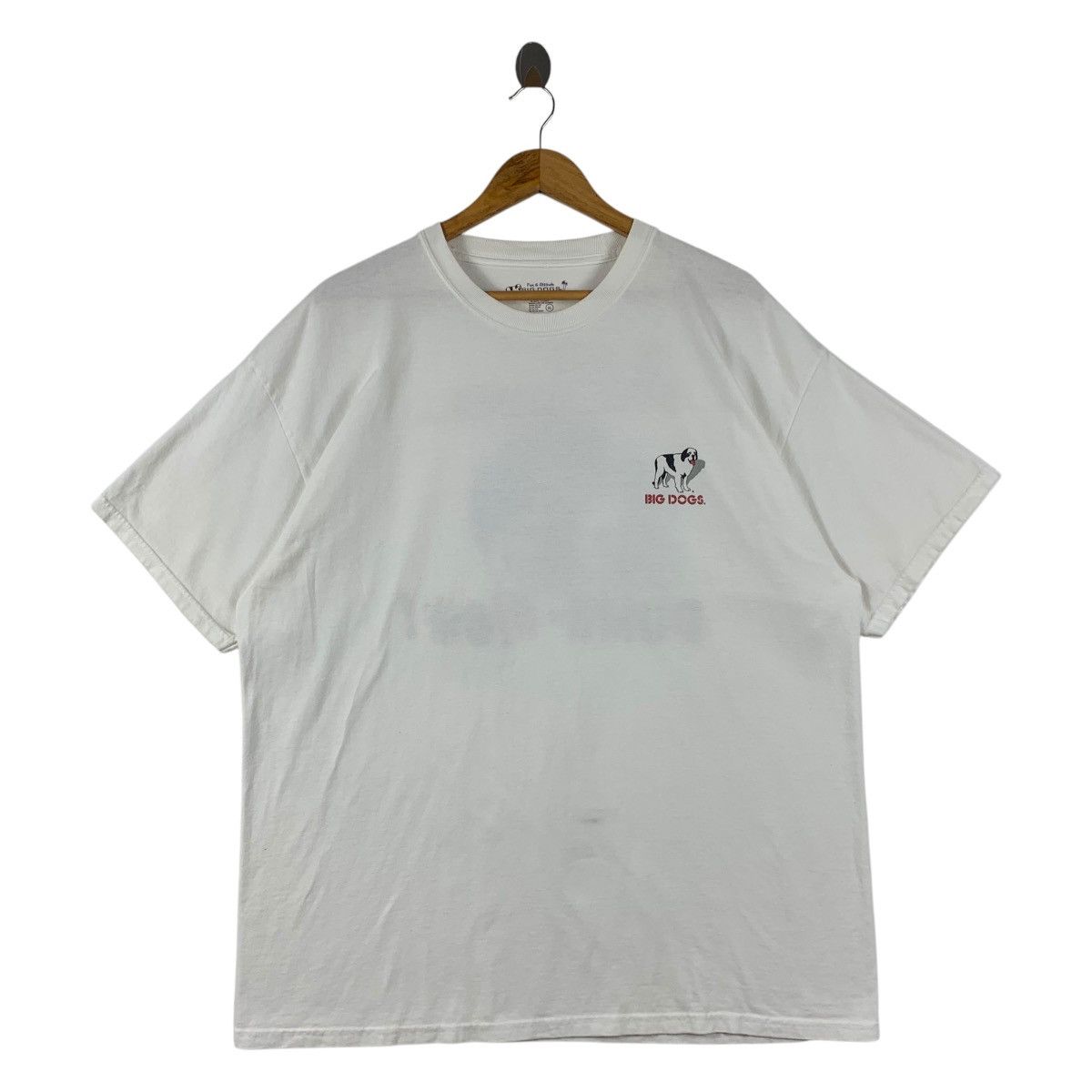 Big Dogs × Vintage Vintage BIG DOGS back hit printed tee Size US XL / EU 56 / 4 - 2 Thumbnail