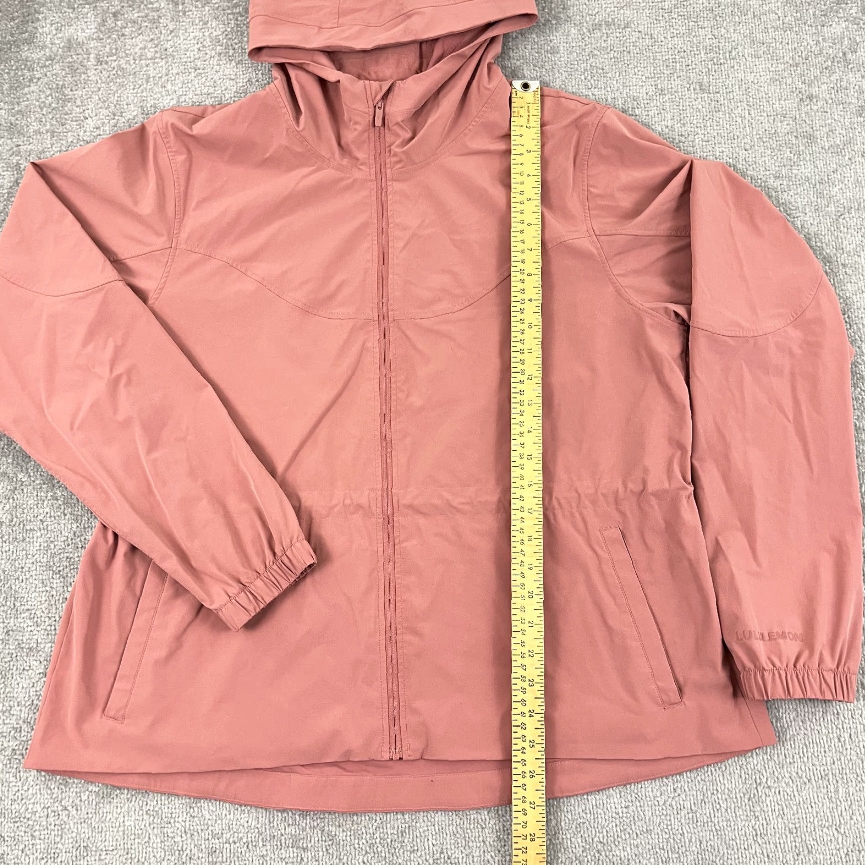 Lululemon Lululemon Jacket Women Size 12 Brier Rose Packable Water Repellent Hooded Full Zip Size XL / US 12-14 / IT 48-50 - 6 Thumbnail
