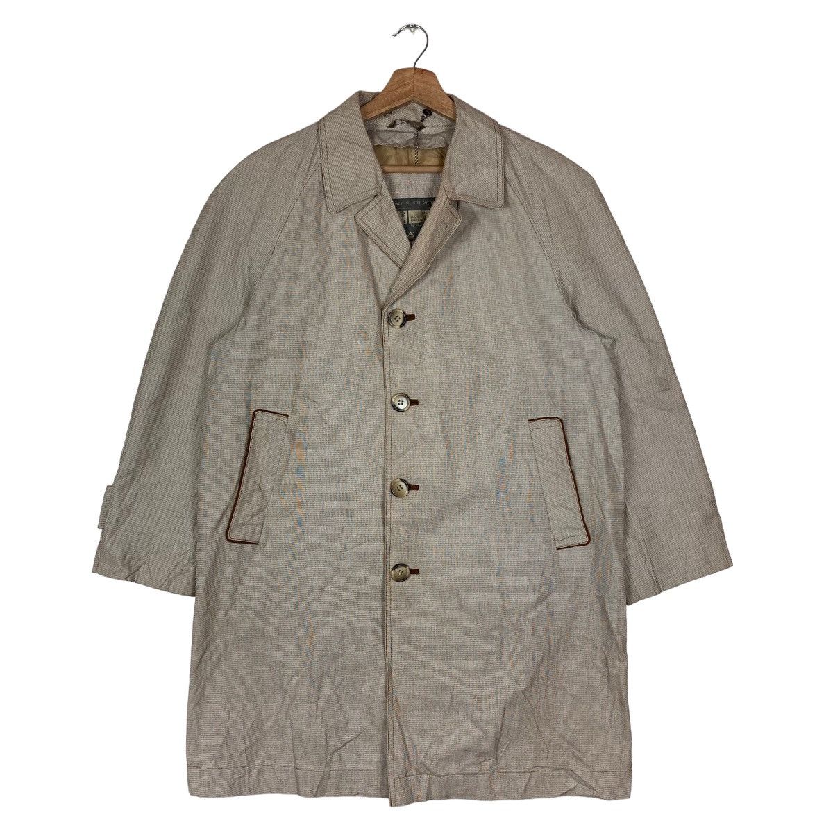 Vintage Vintage Rotary Group by Hausammann Flat Button Long Trench Size US M / EU 48-50 / 2 - 1 Thumbnail