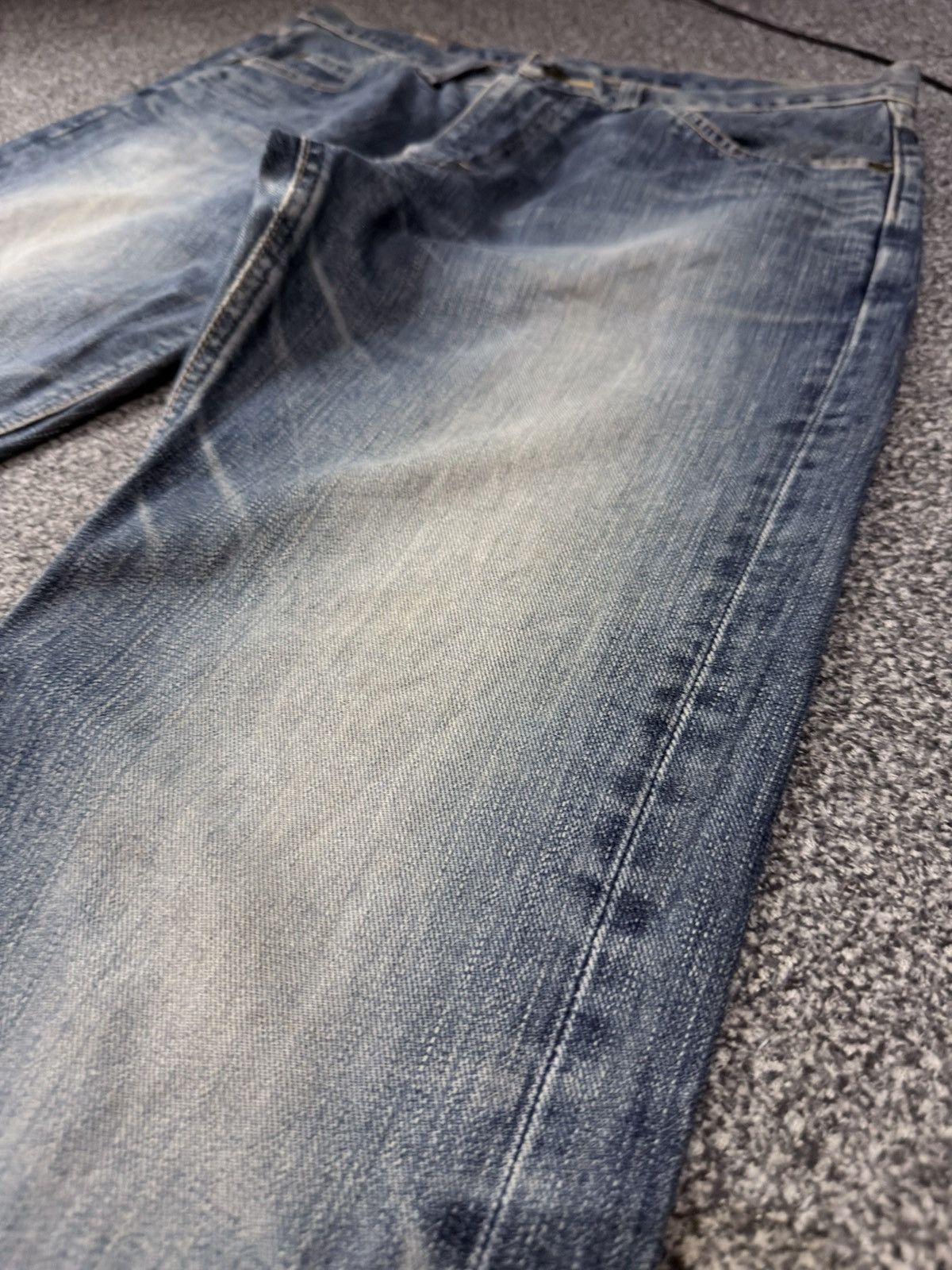 Lee × Number (N)ine Vintage 90s Flared Japanese Lee Fade Aging Washed Distressed Size US 31 - 5 Thumbnail