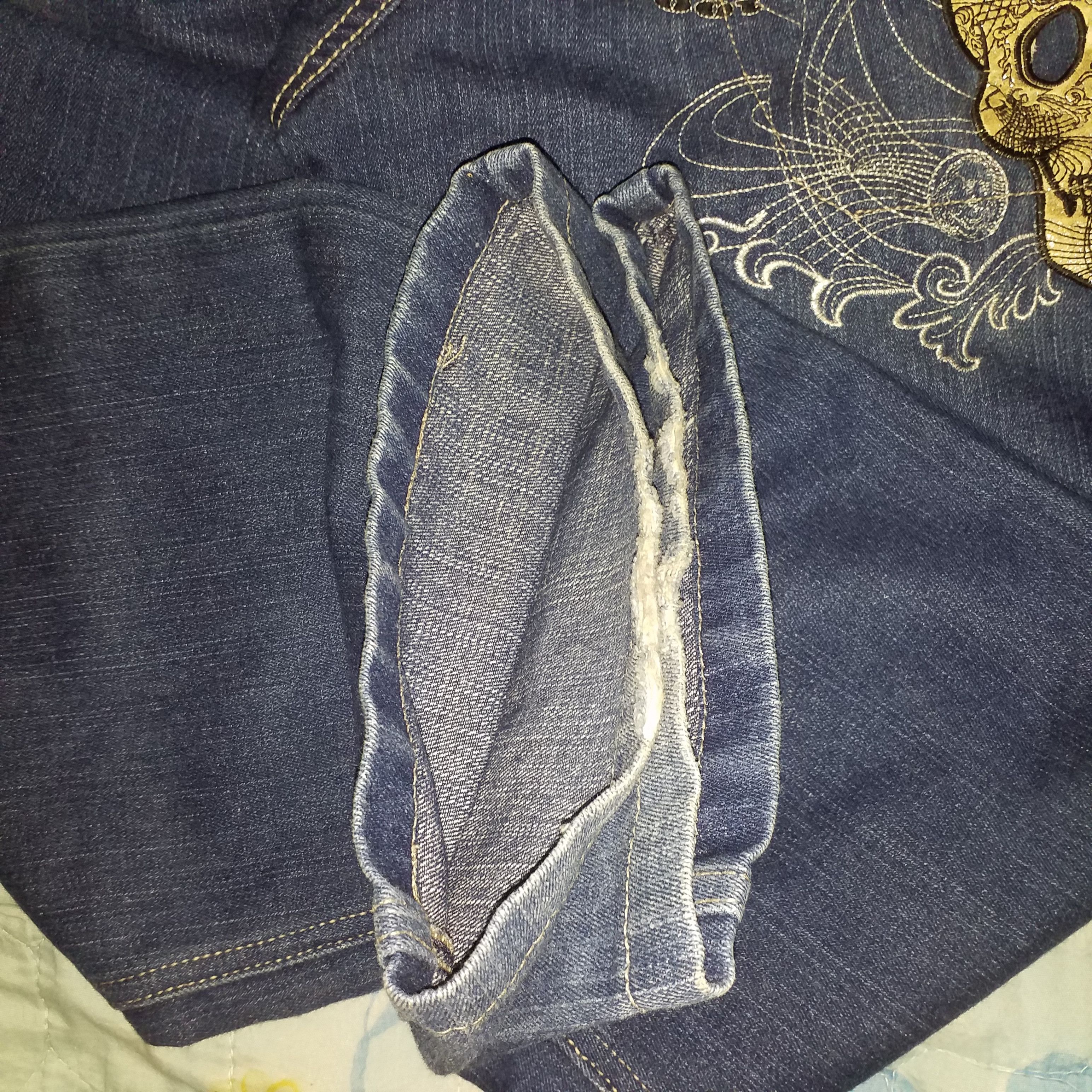 Japanese Brand RAW BLUE BAGGY SKULL Size 29" - 7 Thumbnail