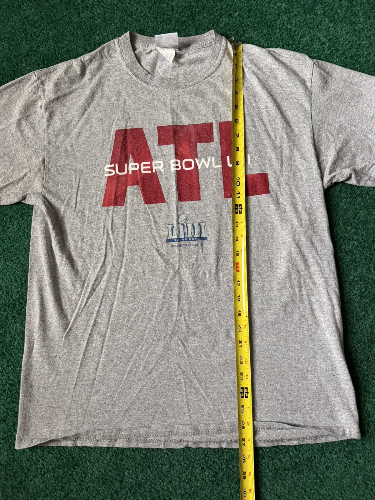 NFL Super Bowl LIII grey cotton t-shirt size Large Size US L / EU 52-54 / 3 - 4 Thumbnail