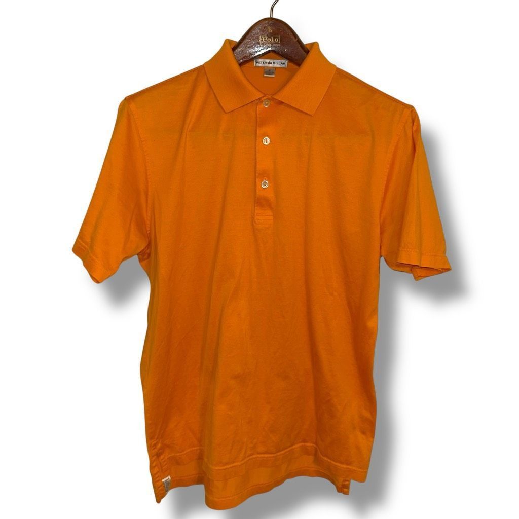 Peter Millar Peter Millar University Orange Mercerized Corton Golf Polo S Size US S / EU 44-46 / 1 - 1 Thumbnail
