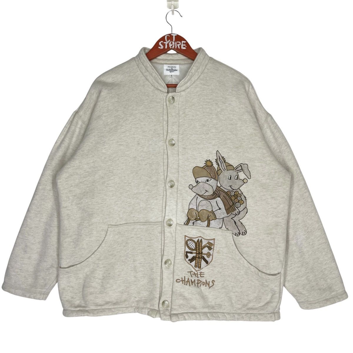 Vintage JC De Castelbajac The Champion Rat Button Jacket