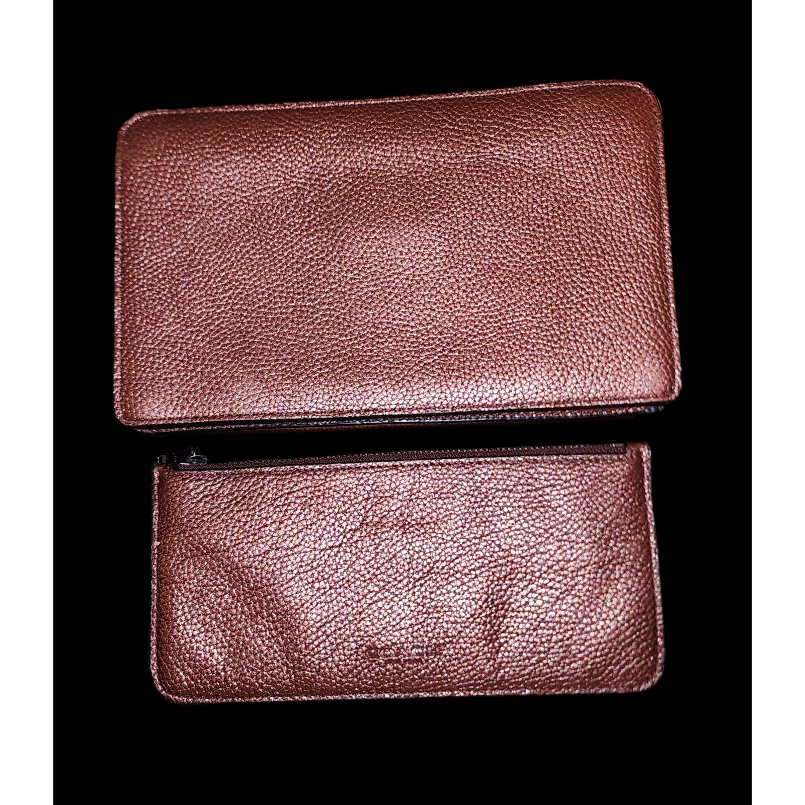 Coach COACH "Noah" In Metallic Cherry Leather Small Crossbody Bag Size ONE SIZE - 2 Thumbnail