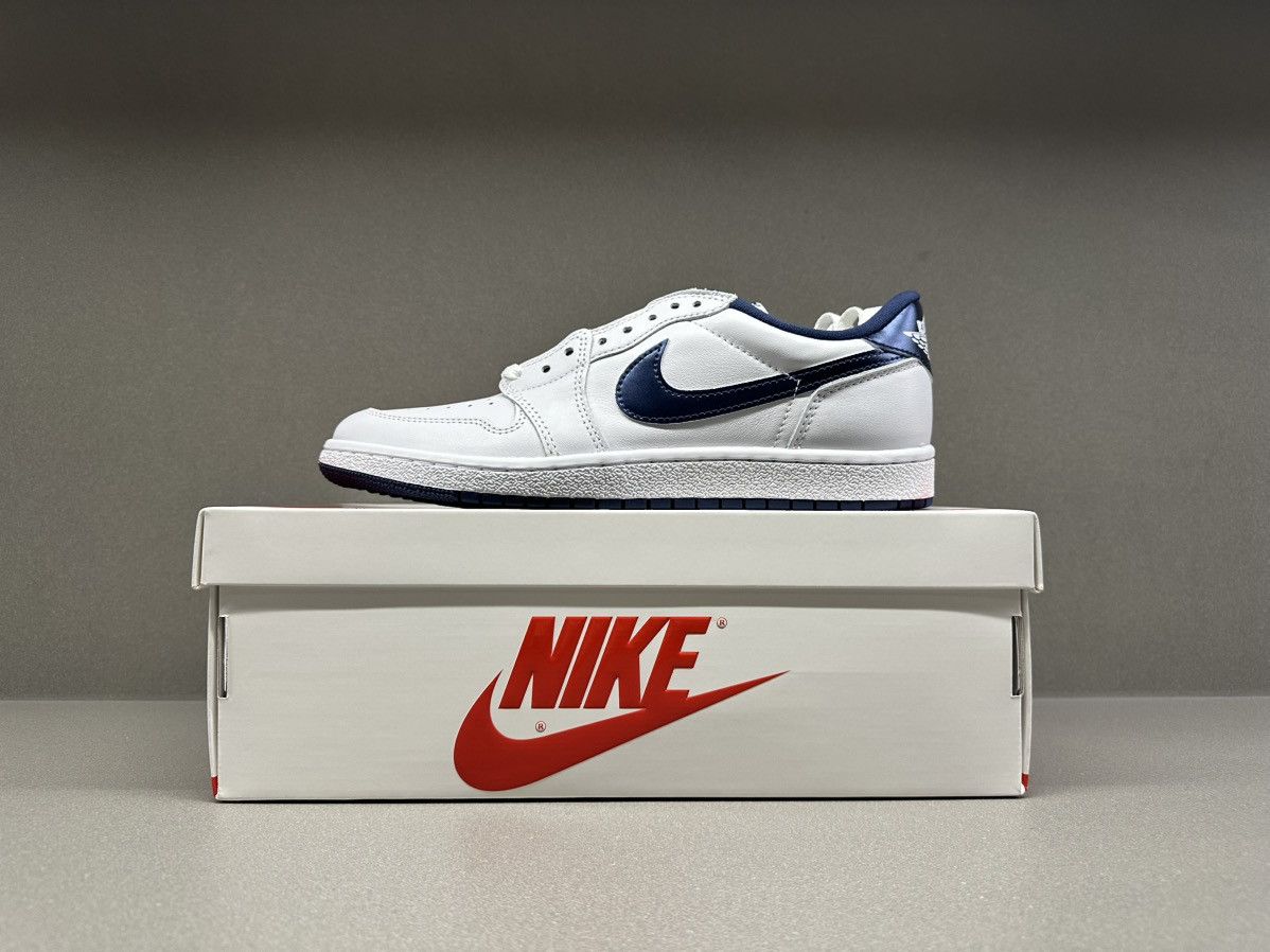Jordan Brand Jordan 1 Retro Low ‘85 Metallic Blue Size US 9 / EU 42 - 2 Thumbnail