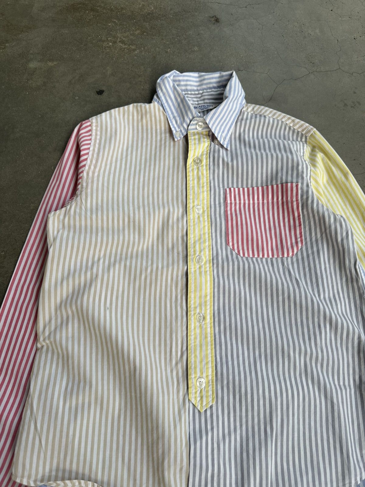 Beams Japan Beams Boy Multicolour Stripes Button Up Shirt Size US S / EU 44-46 / 1 - 3 Thumbnail