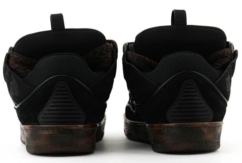 Helmut Lang o1s22i1n1024 Leather Curb Sneakers in Black Size US 11 / EU 44 - 4 Thumbnail
