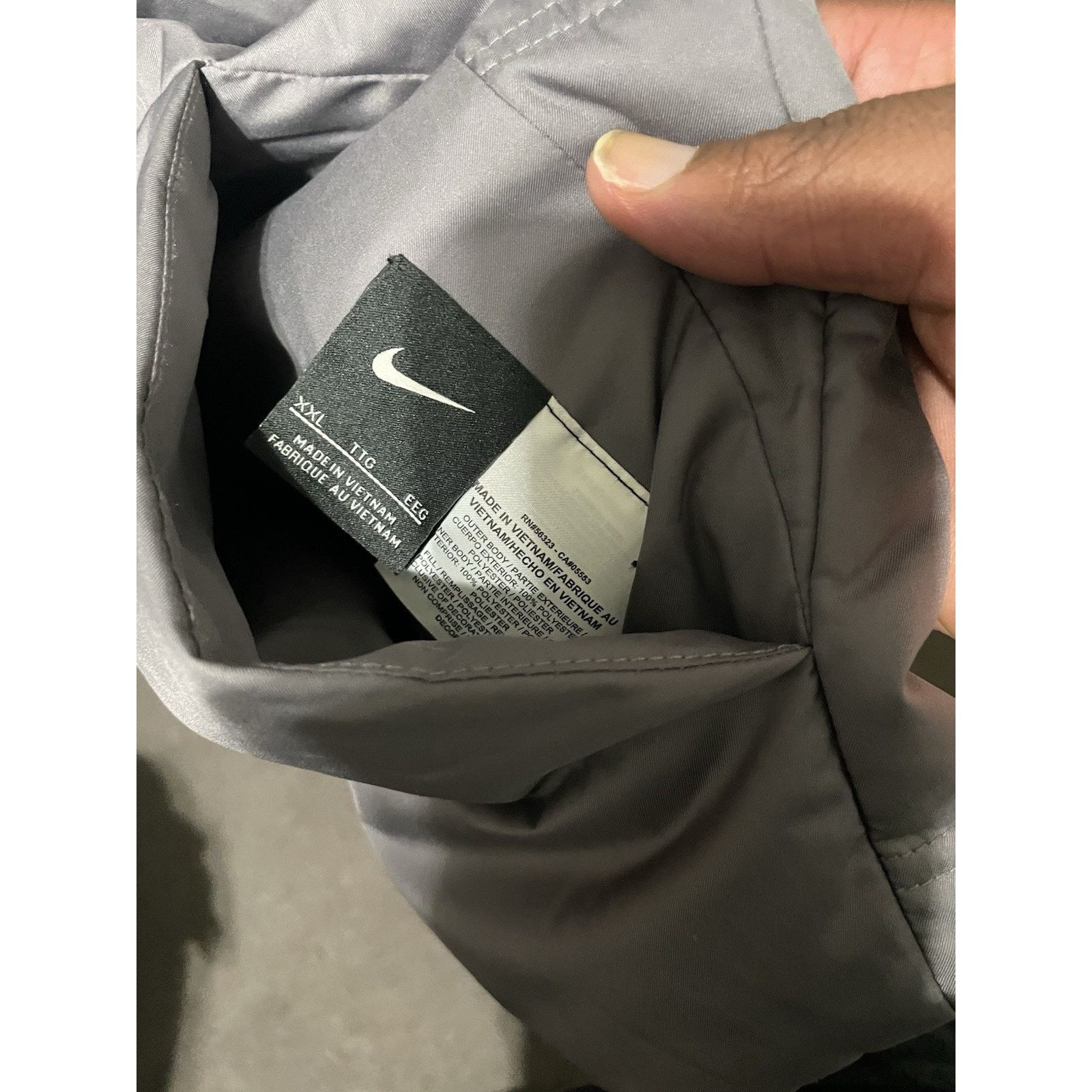 Nike Size 2XL- Nike Vest Mens Grey Reversible Puffer Golf Size US XXL / EU 58 / 5 - 5 Thumbnail