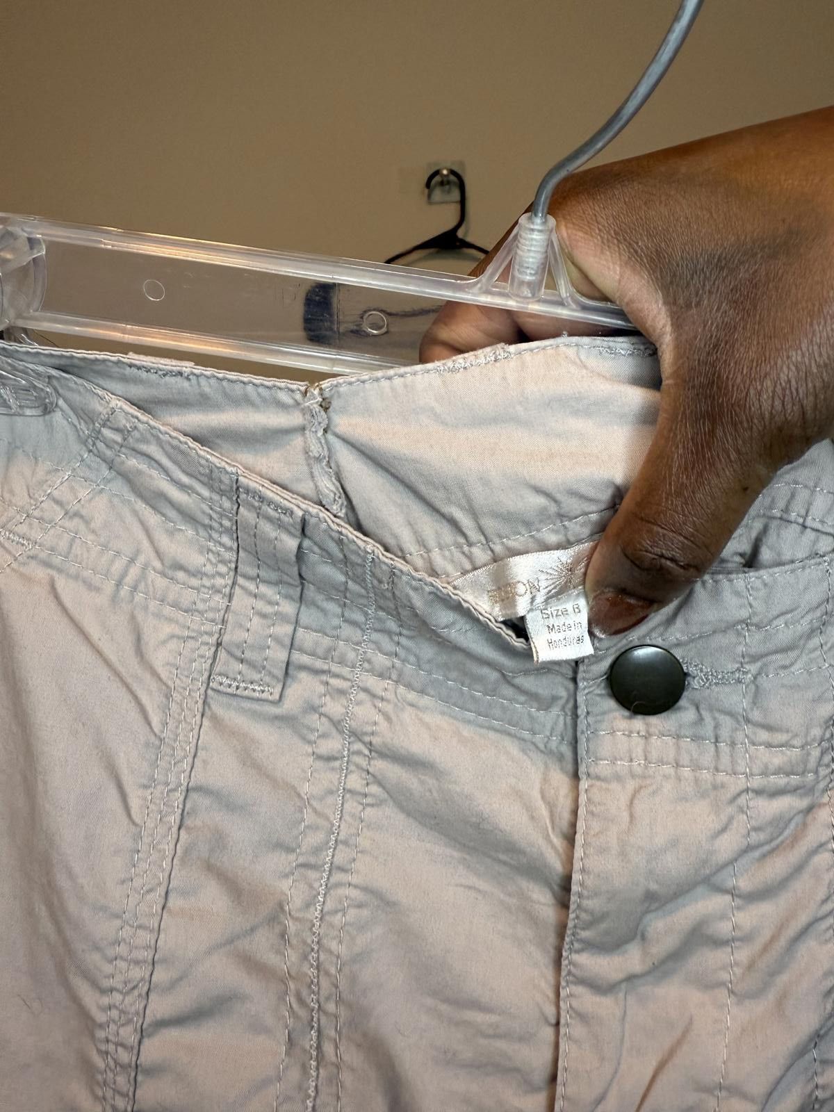 Designer Tan Khaki Y2K Cargo Pants Size 32" / US 10 / IT 46 - 4 Thumbnail