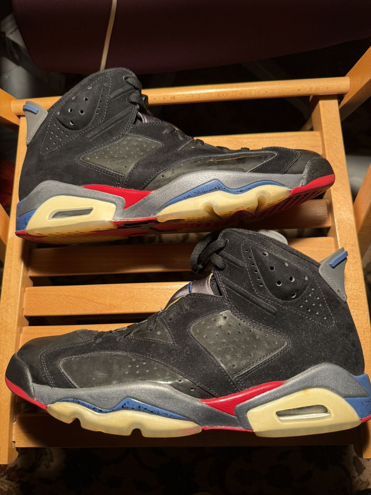 Nike Air Jordan 6 Retro Detroit Pistons Size US 12 / EU 45 - 1 Thumbnail