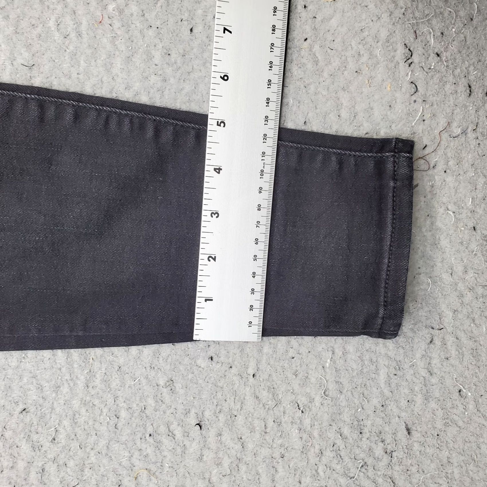 American Eagle Outfitters American Eagle Outfitters Skinny Jeans Womens 8R Black Denim Stretch Distressed Slim Fit Size 30" / US 8 / IT 44 - 5 Thumbnail