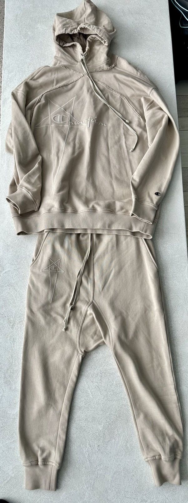 Rick Owens x Champion hoodie & sweatpants