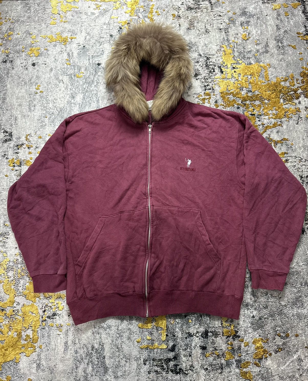 If Six Was Nine × Japanese Brand POLO INTERNATIONAL FUR ZIPPER HOODIE IFSIXWASNINE LGB STYLE Size US L / EU 52-54 / 3 - 1 Thumbnail