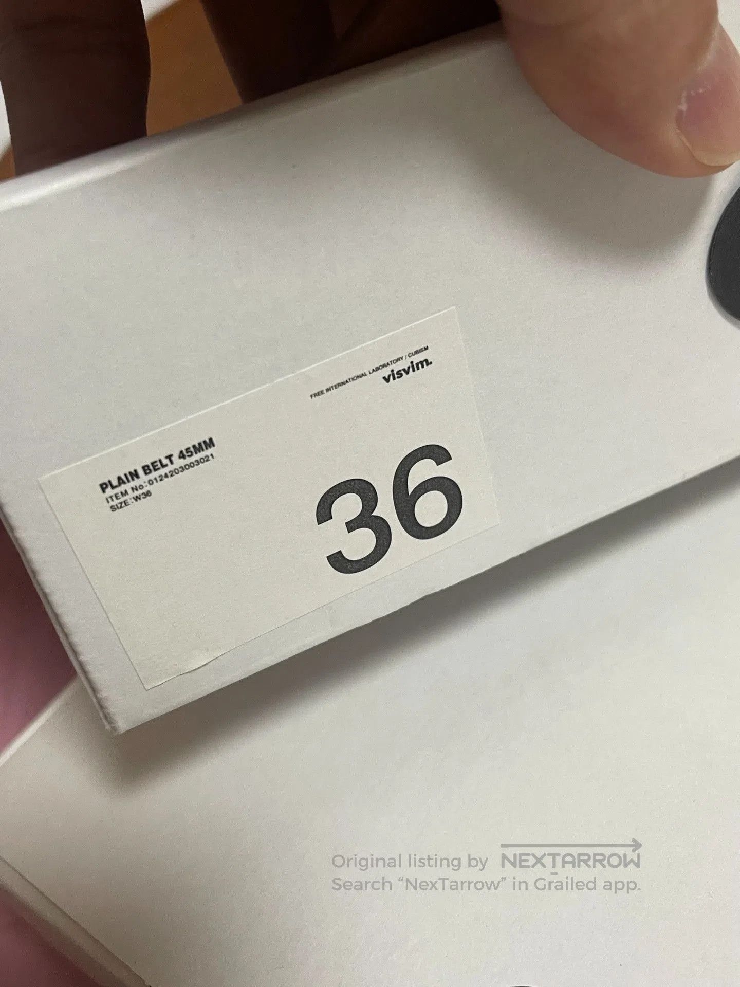 Visvim VISVIM 24AW Plain Belt 45mm. Size ONE SIZE - 9 Thumbnail