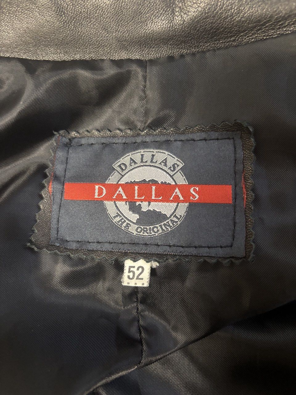 Vintage Vintage Dallas Black Leather Blazer/Coat Vera Lavorazione Size US L / EU 52-54 / 3 - 11 Thumbnail
