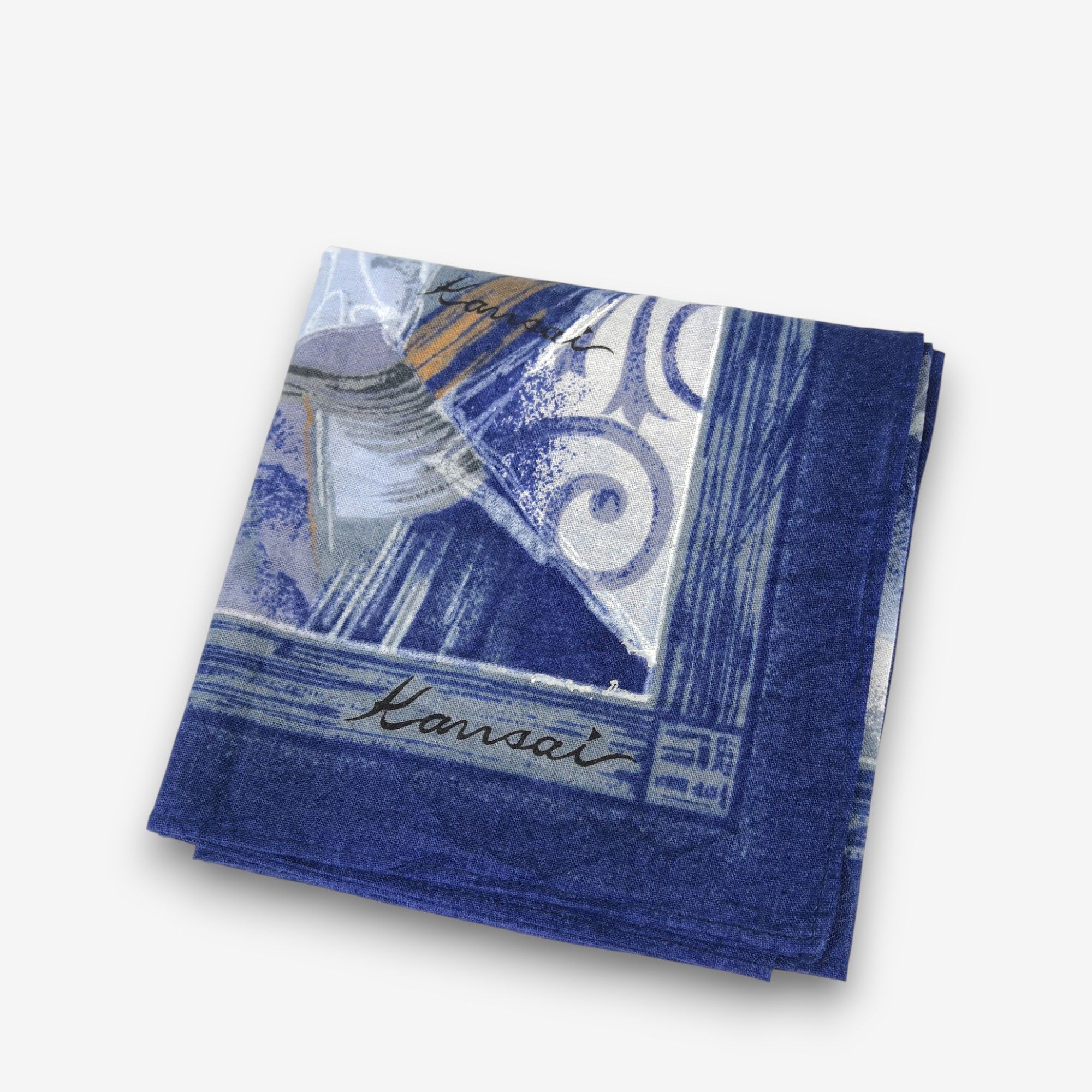 Kansai Yamamoto Vintage Kansai Handkerchief Pocket Square Bandana Size ONE SIZE - 3 Thumbnail