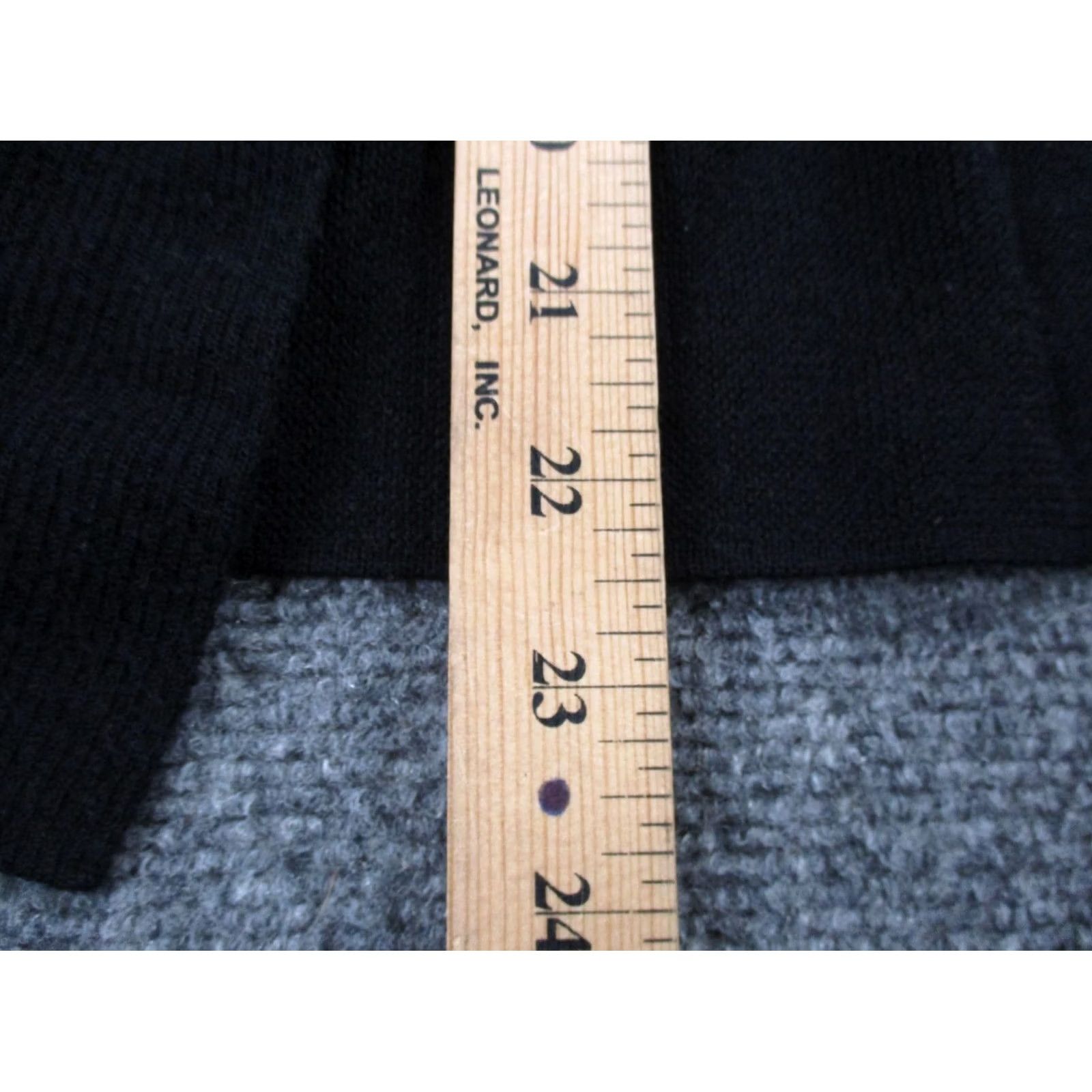 Allsaints All Saints Cardigan Sweater Womens S Black Merino Wool Wrap Open Casual Ribbed Size S / US 4 / IT 40 - 4 Thumbnail