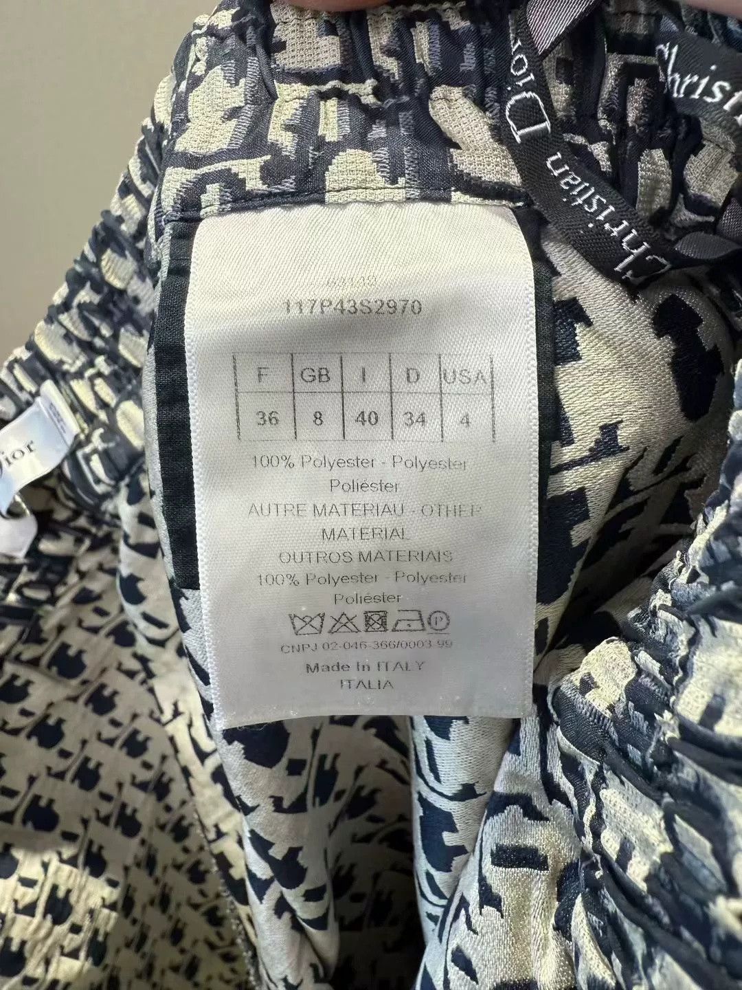 Dior DIOR Monogram Logo Full Print Trousers Size US 40 / EU 56 - 3 Thumbnail