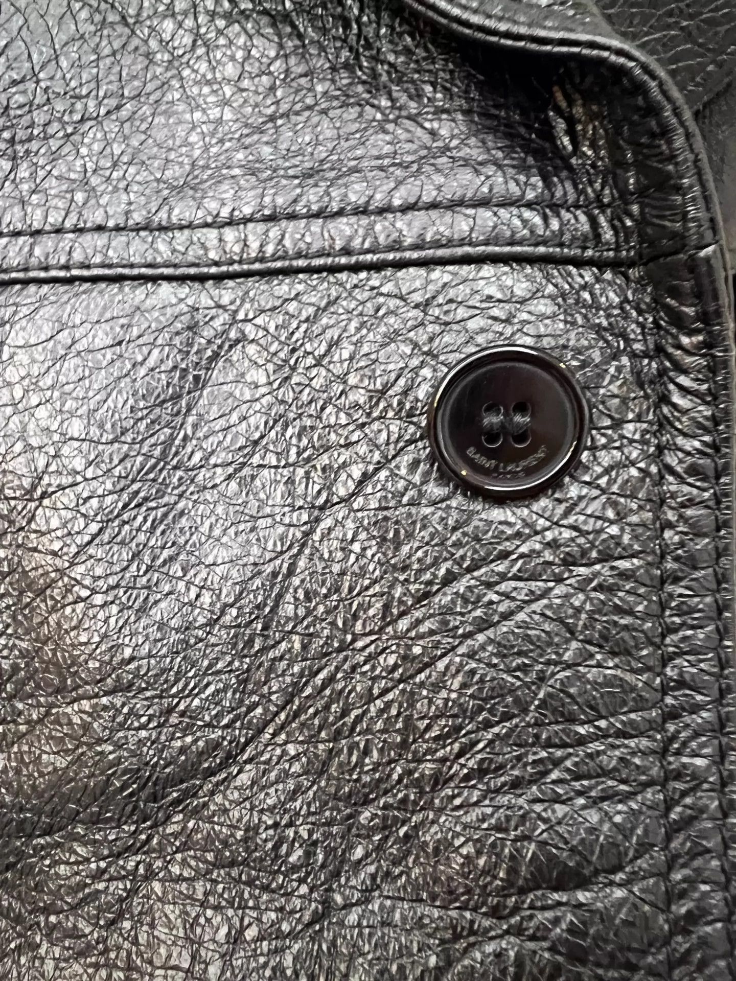Saint Laurent Paris Saint Laurent Paris Classic leather jacket-2505 Size US L / EU 52-54 / 3 - 6 Thumbnail