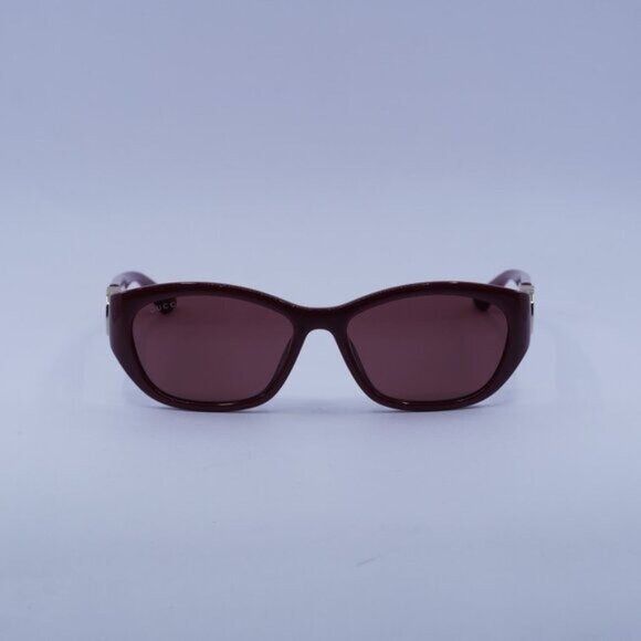 Gucci Gucci GG1826SK 003 Sunglasses Burgundy Geometric Frame Size ONE SIZE - 3 Thumbnail