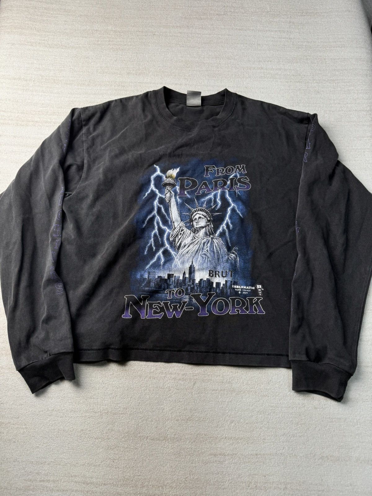 BRUT Archive From Paris to NYC tee Size US M / EU 48-50 / 2 - 2 Thumbnail