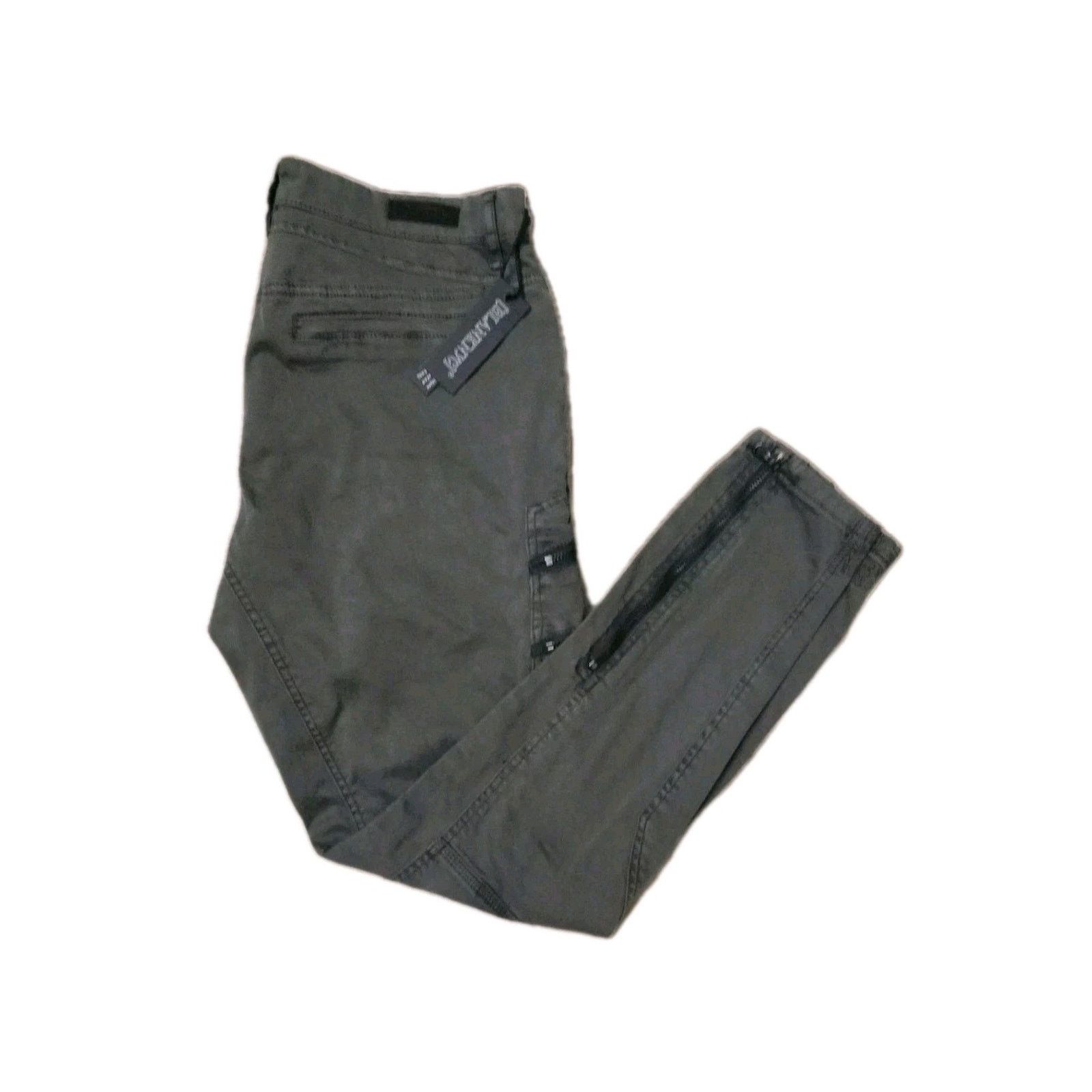 BLANKNYC Blank NYC Cargo Moto Skinny Zip Pockets, Knee Pants Olive 28 Size 28" / US 6 / IT 42 - 9 Thumbnail