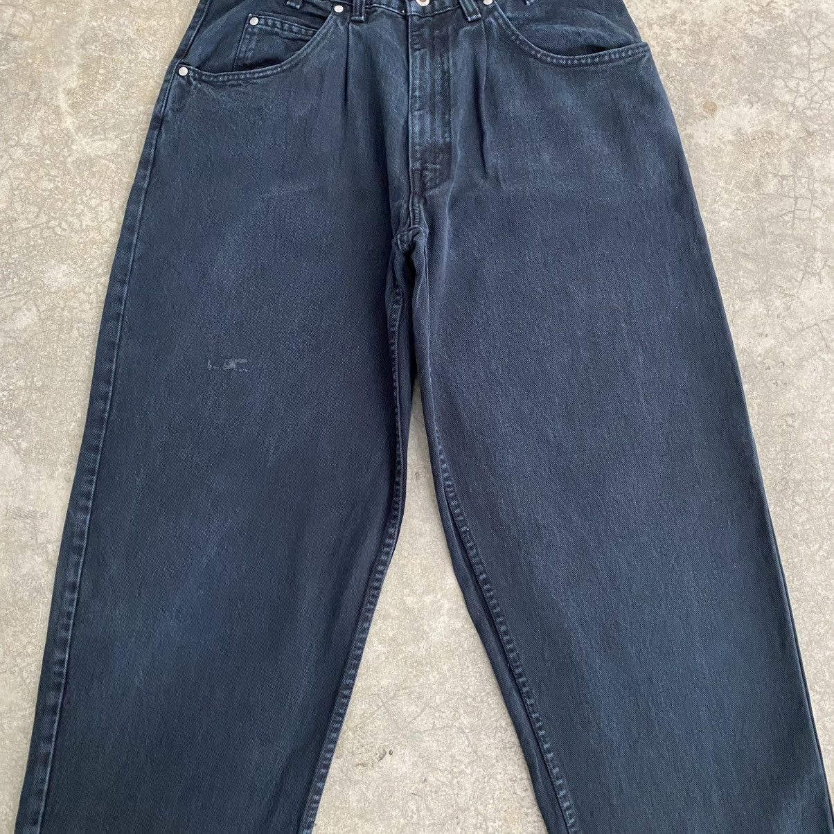 Levi's Vintage 1995 Levis Silvertab “Baggy” Faded Black Jeans Size US 32 / EU 48 - 7 Thumbnail