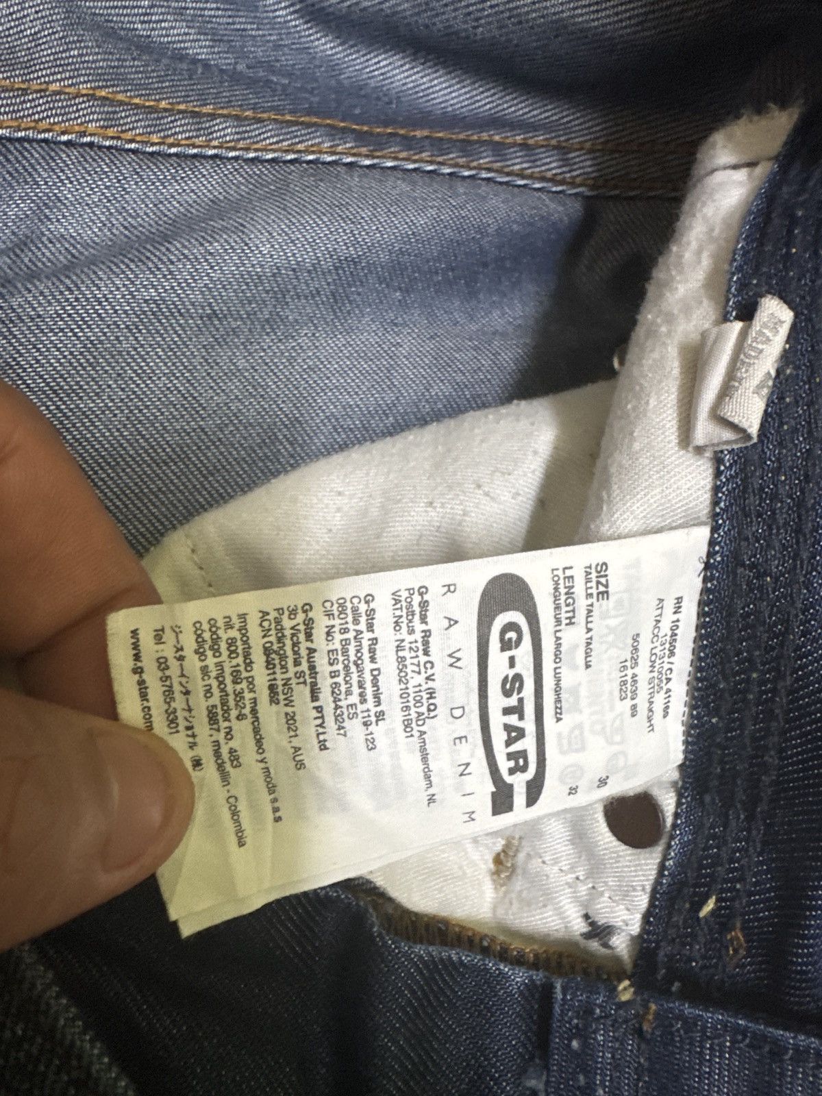 G-Star G-STAR RAW CLAW MARKS DISTRESSED DENIM Size US 31 - 15 Thumbnail