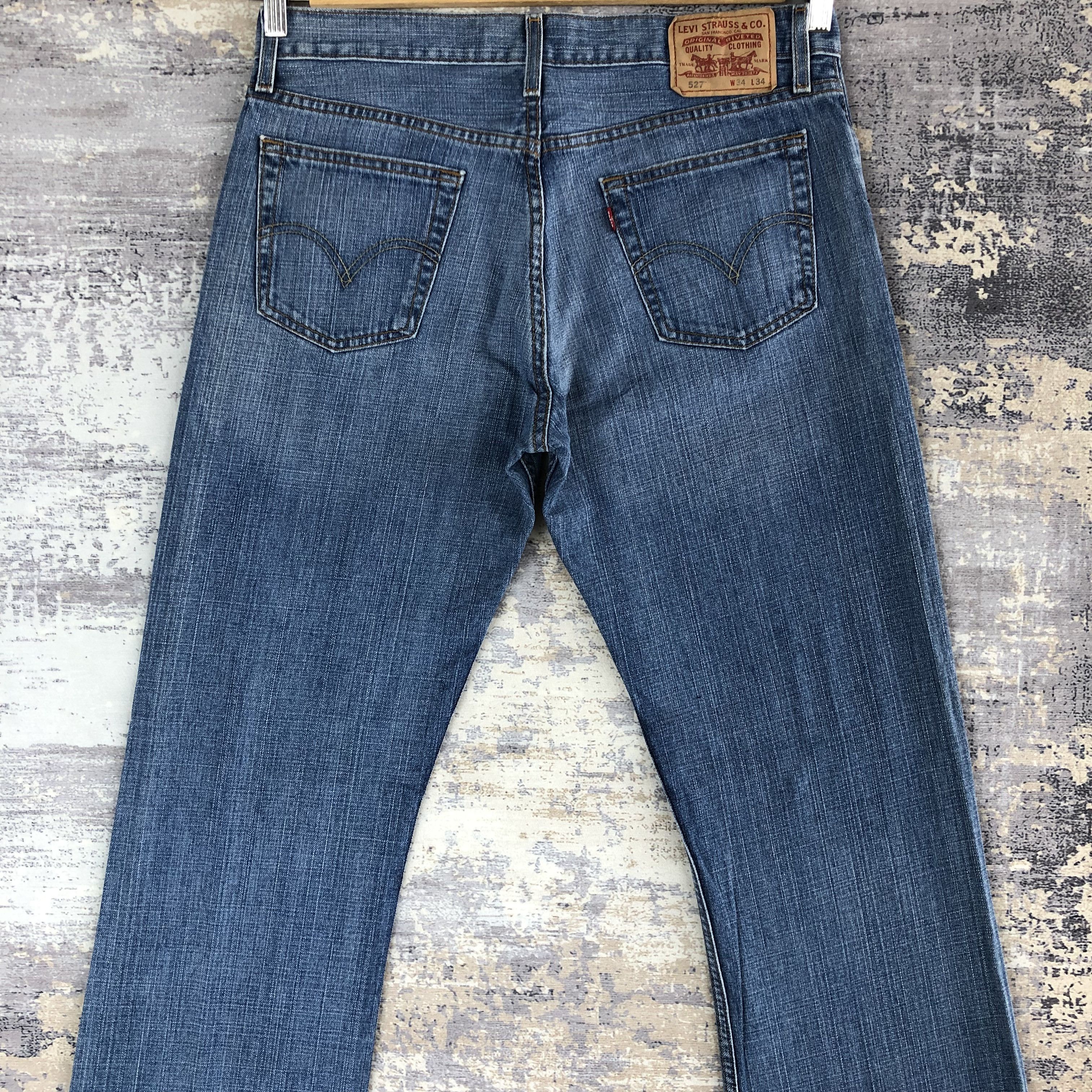 Levi's Vintage Levis 527 Flare Jeans Levi's Wide Leg Boot Cut Denim Size US 32 / EU 48 - 4 Thumbnail