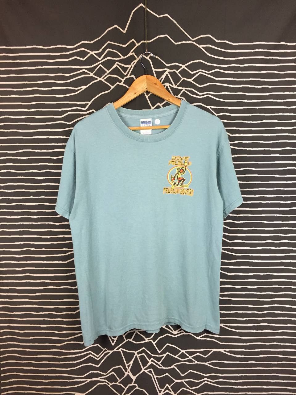 Vintage Vtg Peleliu Divers Let's Get Wet Palau Scuba Diving Tee Size US M / EU 48-50 / 2 - 4 Thumbnail