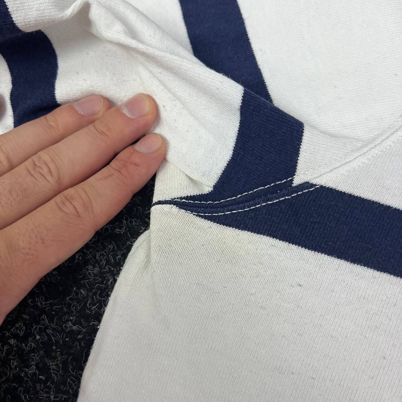 Polo Ralph Lauren Rugby stripped vintage polo ralph lauren 90s casual preppy Size US XL / EU 56 / 4 - 8 Thumbnail